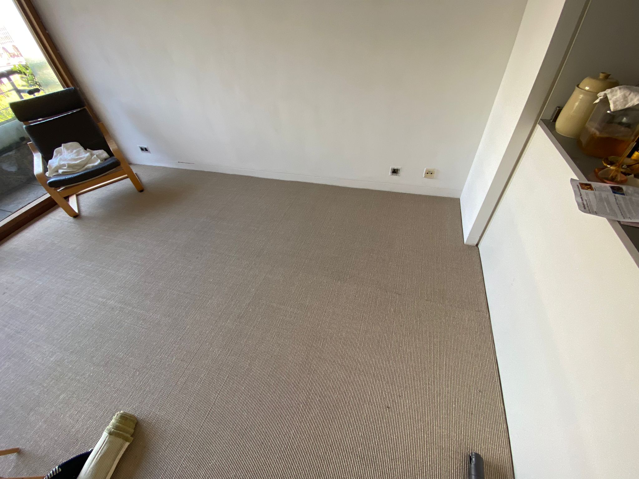 Fibre Carpets Sisal Boucle Cassia Installation in Mayfair - Carpet - Residential