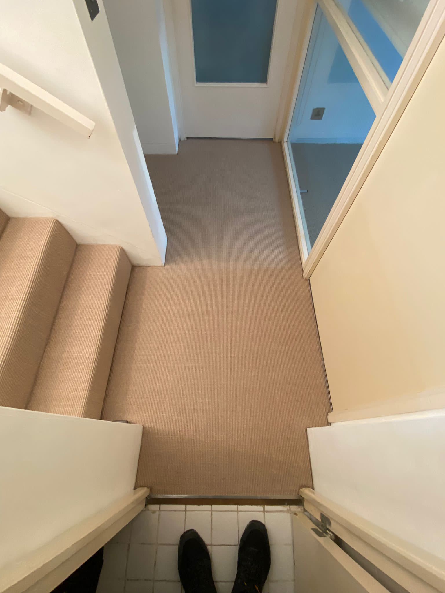 Fibre Carpets Sisal Boucle Cassia installation in Mayfair-2