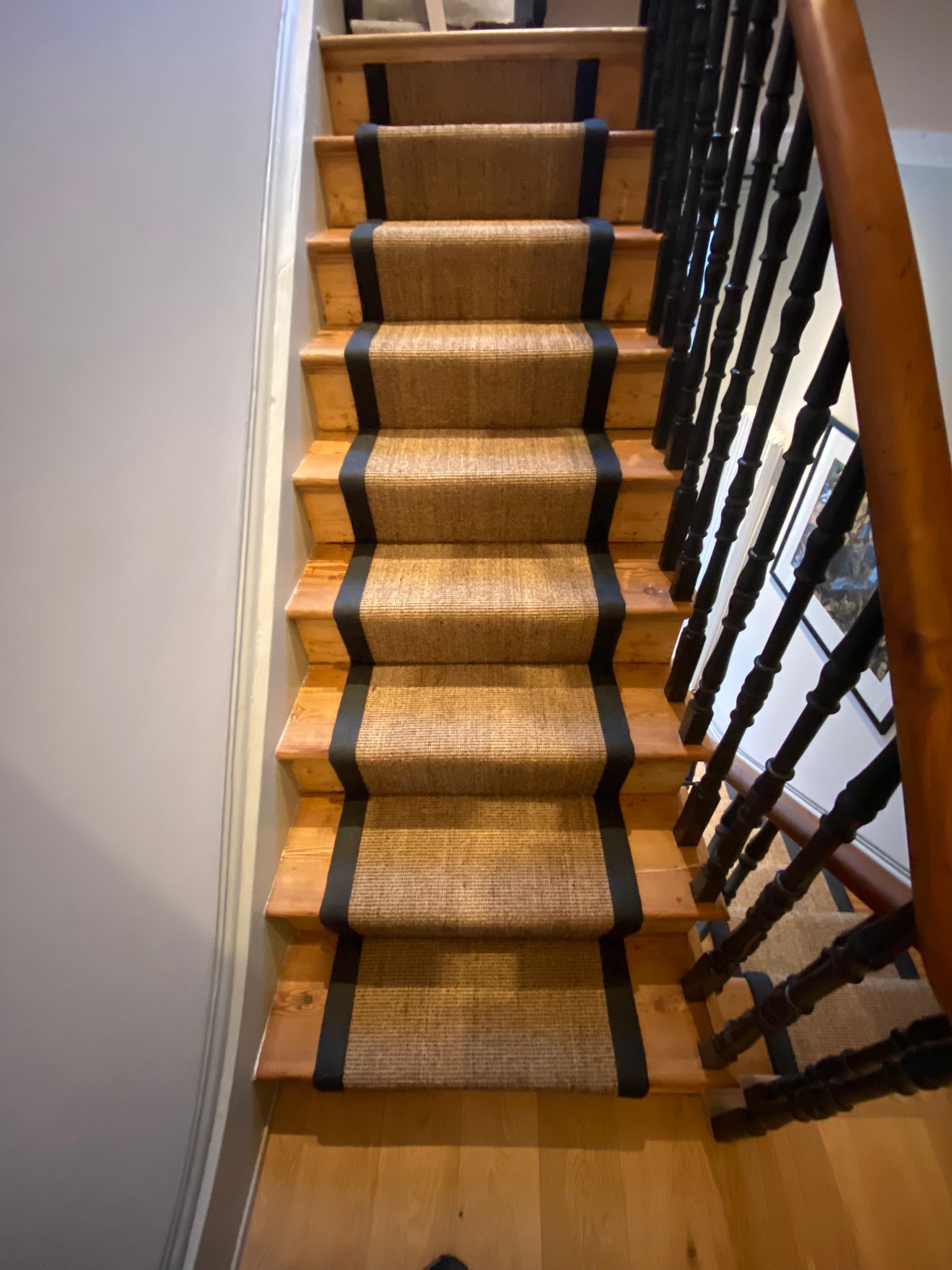 Fibre Carpets Sisal Easyclean Borneo Bontang installation in Belgravia-2