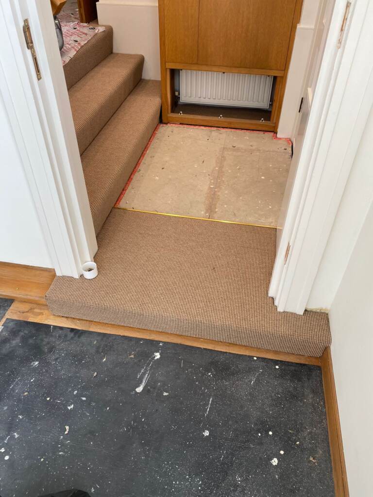 Fibre Carpets Easycare Boucle Cotswold Installation in Wimbledon, Carpet, Home