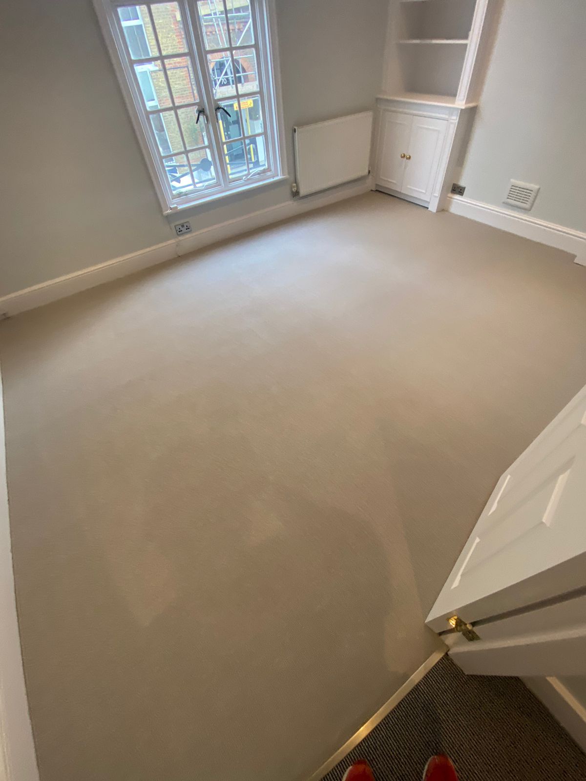 Hugh Mackay Carpets Deco Plains Seaspray Installation in Islington - Carpet - Residential