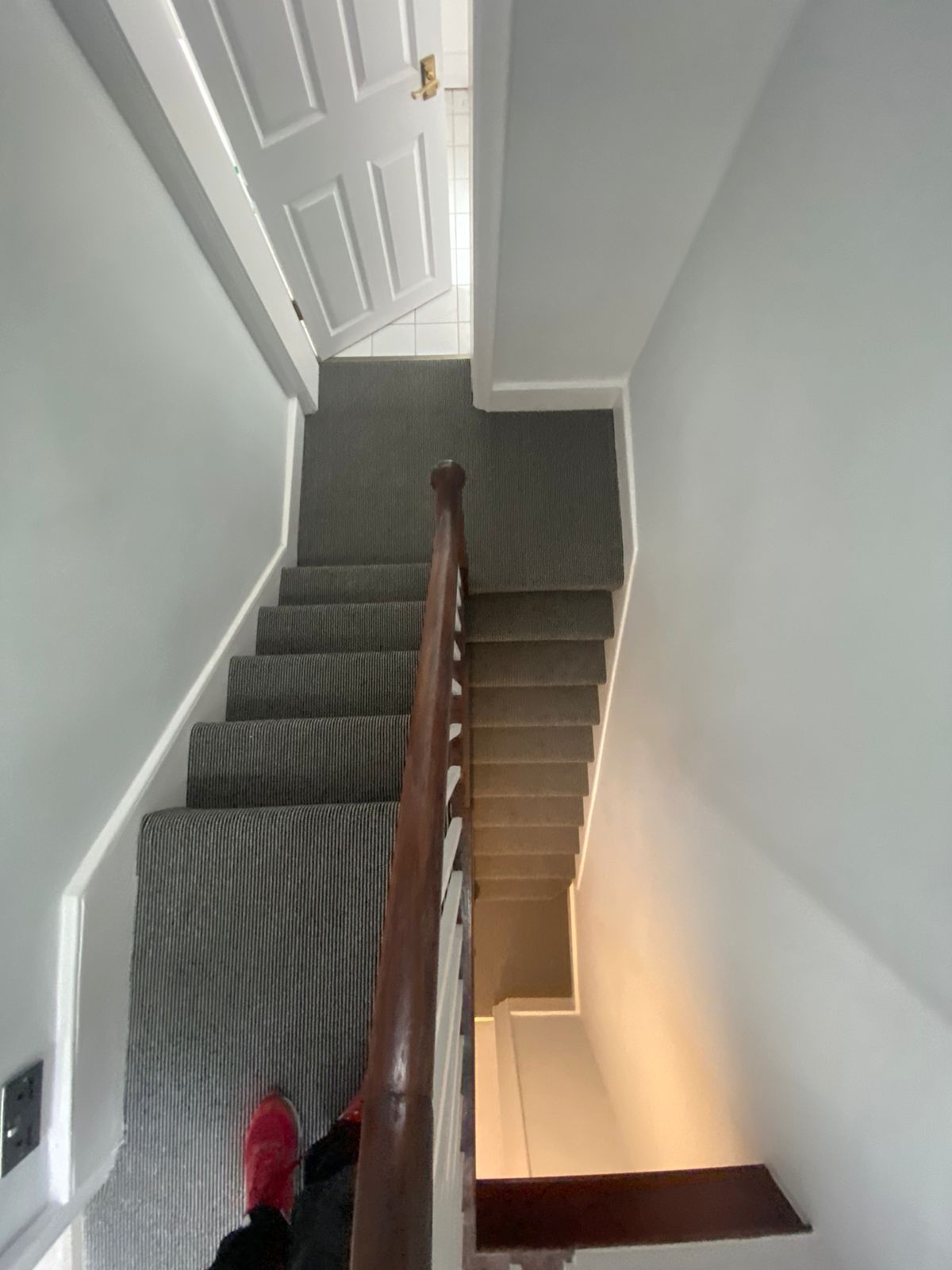 Hugh Mackay Carpets Deco Stripe Bermondsey installation in Pimlico-0