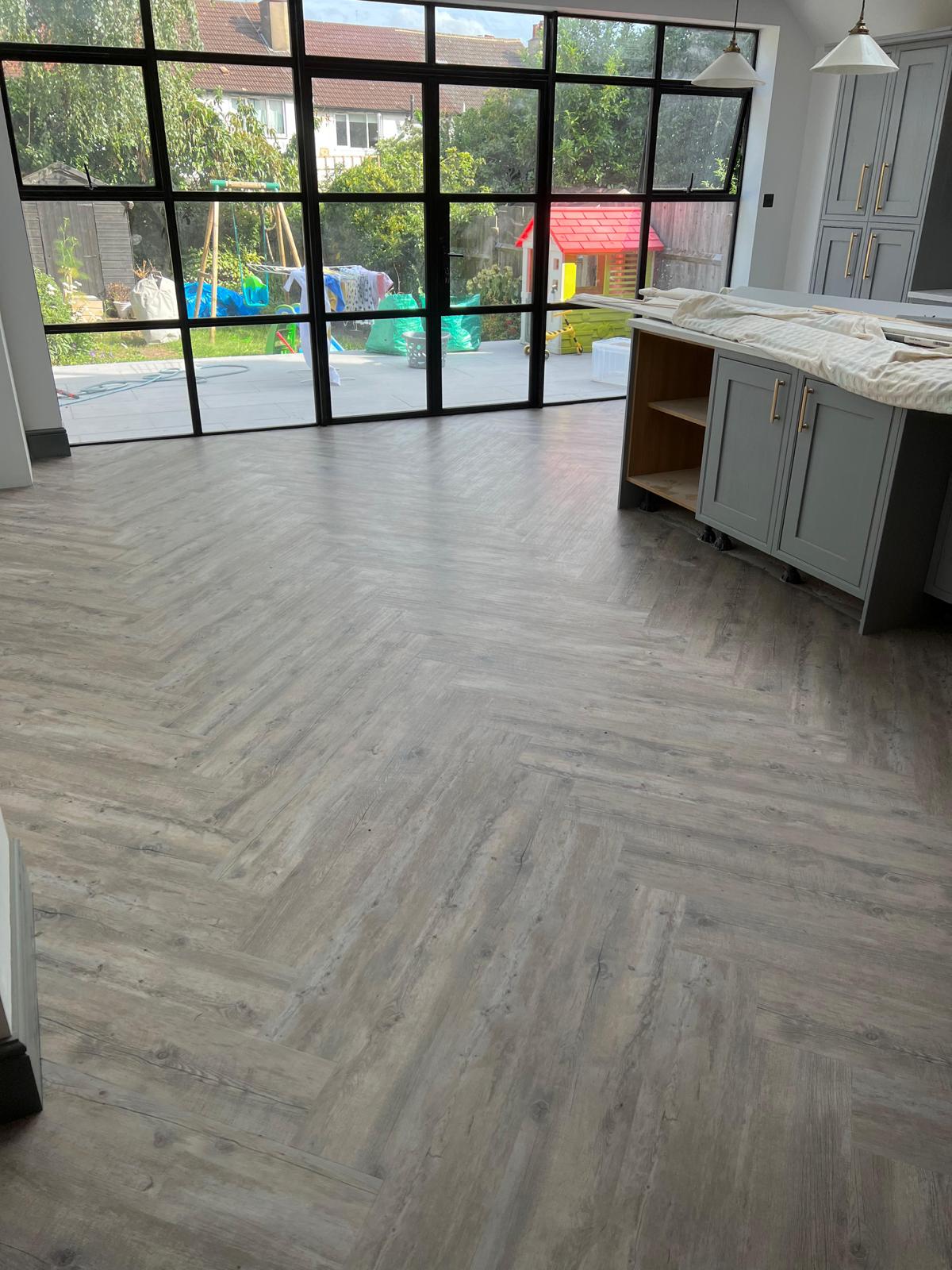 Karndean Van Gogh Distressed Oak Installation in Camden Wood Flooring - Karndean Flooring - Residential