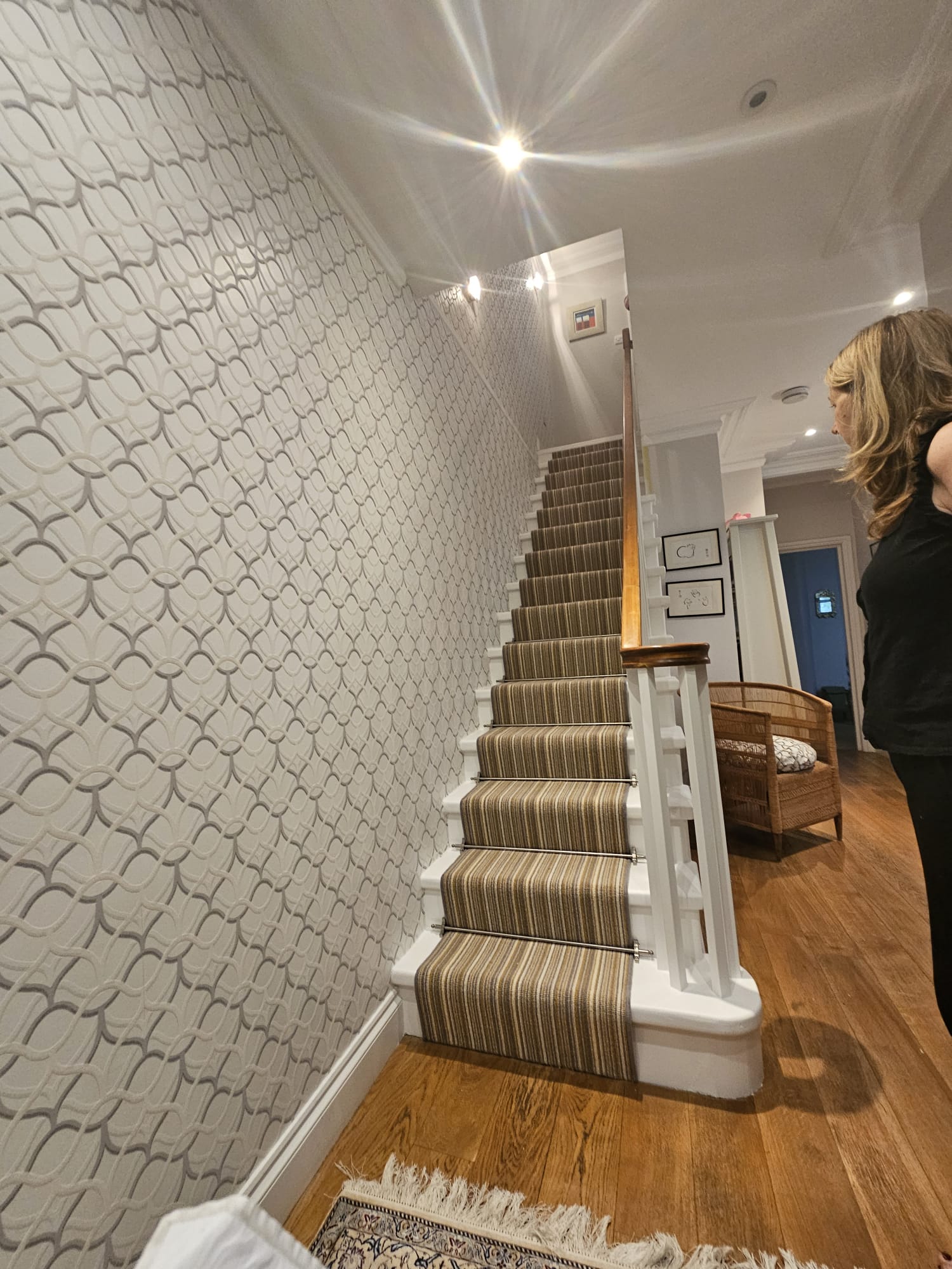 Likewise Floors Notting Hill Electronic Cinema carpet installation in Canary Wharf-0