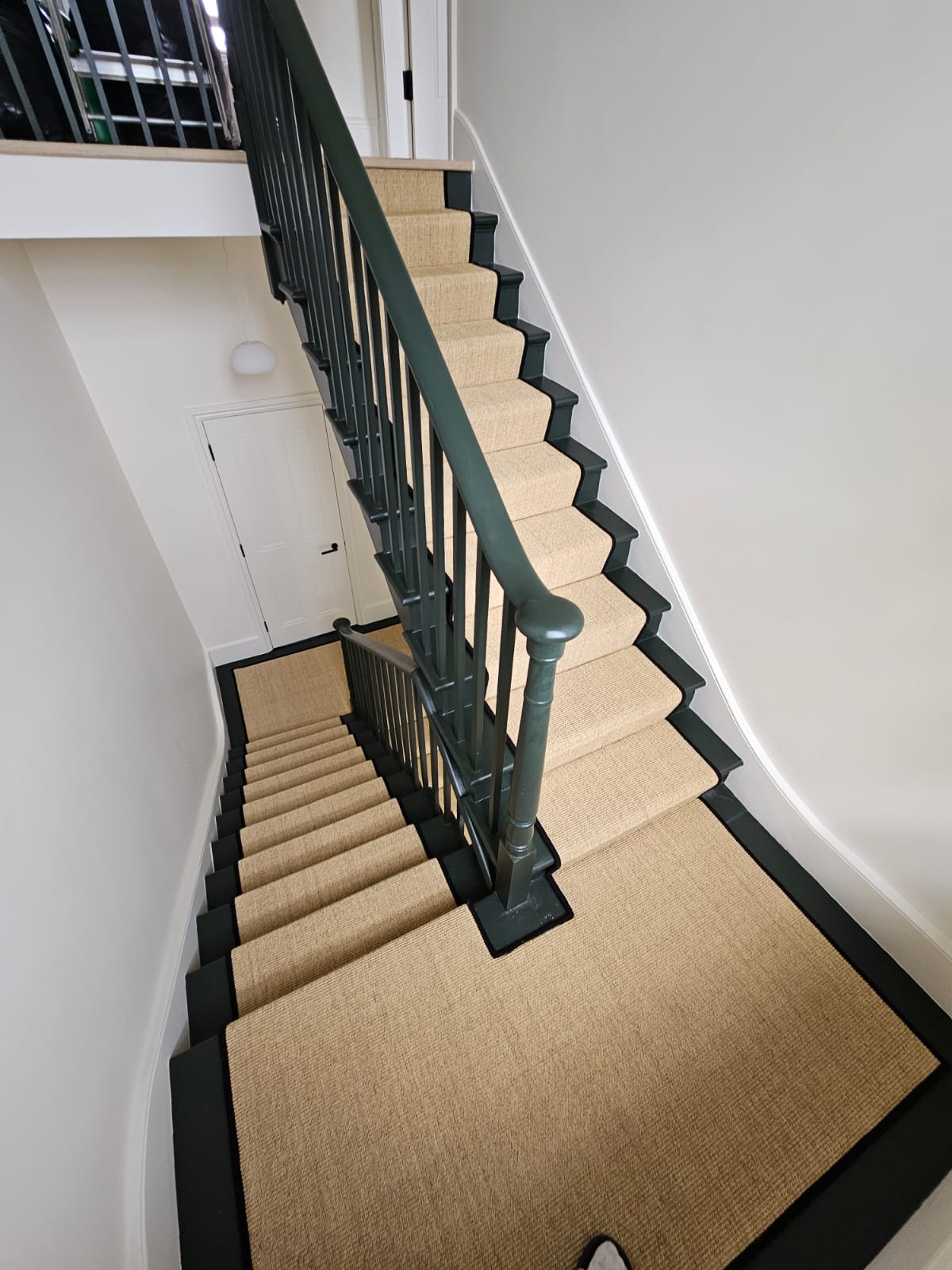Westex Flooring Natural Loop Collection Briar Stucco Carpet Installation in Lambeth - Carpet - Residential