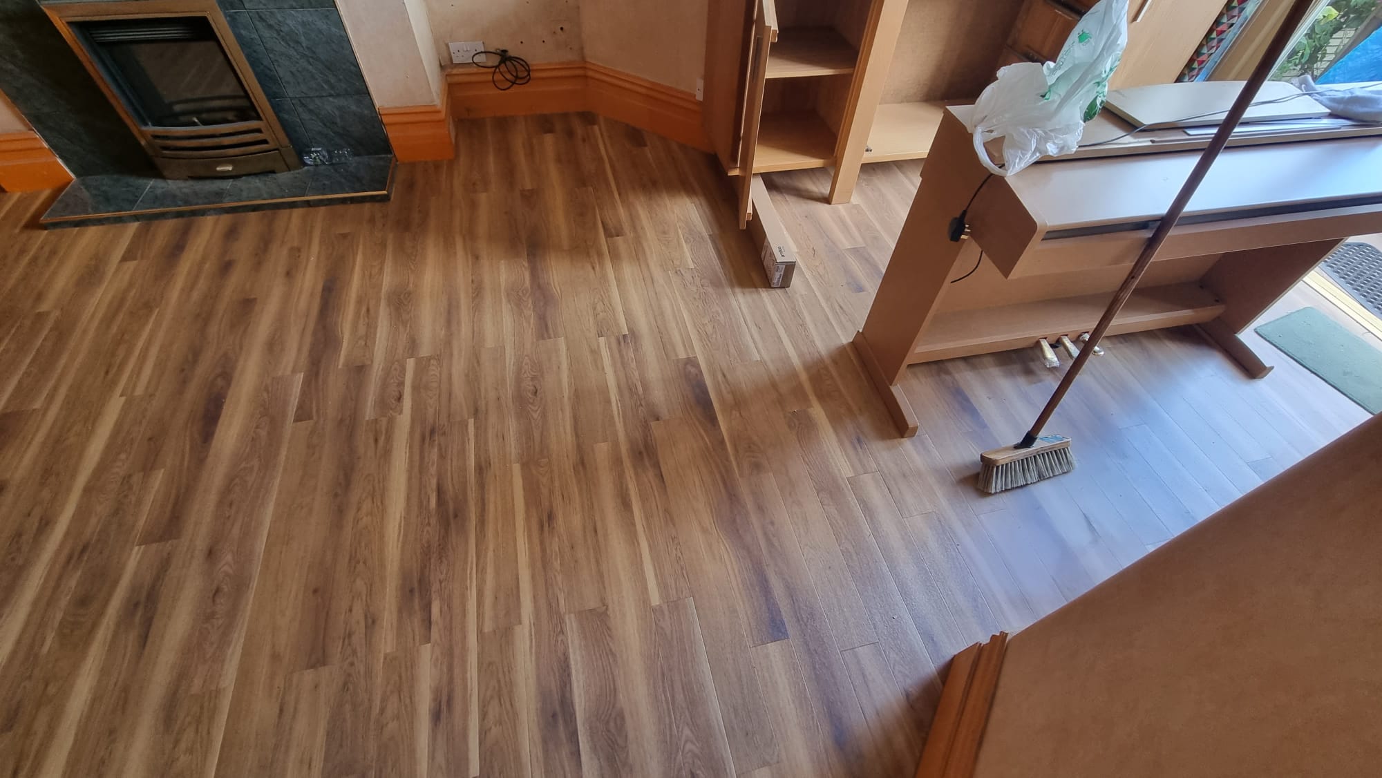 Amtico Spacia Canopy Oak installation in Earls Court-2