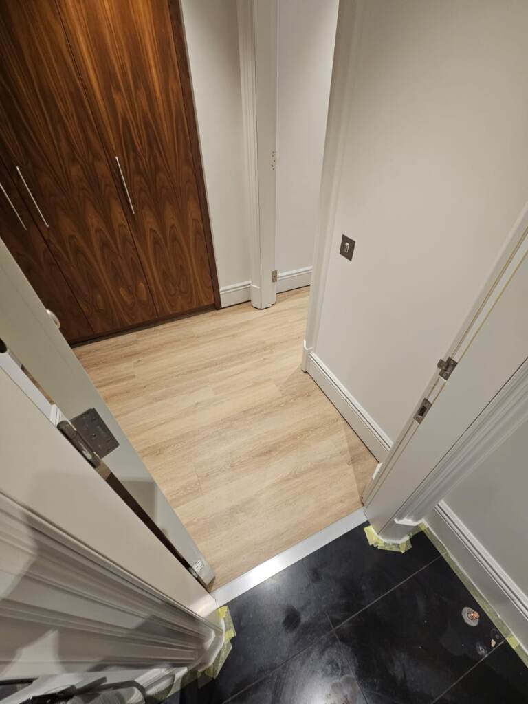 Amtico Spacia Muted Oak Fitting in Lambeth Wood Flooring Residential Flooring - Amtico Flooring - Carpet - Wood Flooring