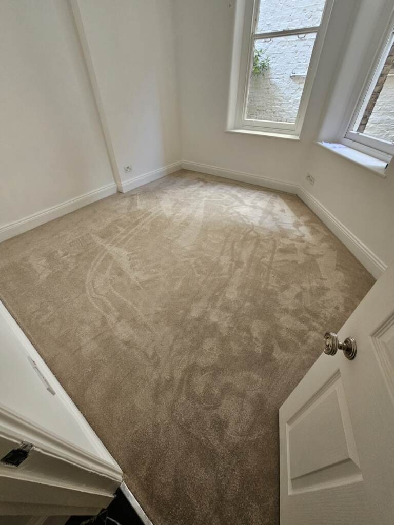 Cavalier Carpets Stainless Serenity Silk Installation in Marylebone, Carpet, Home
