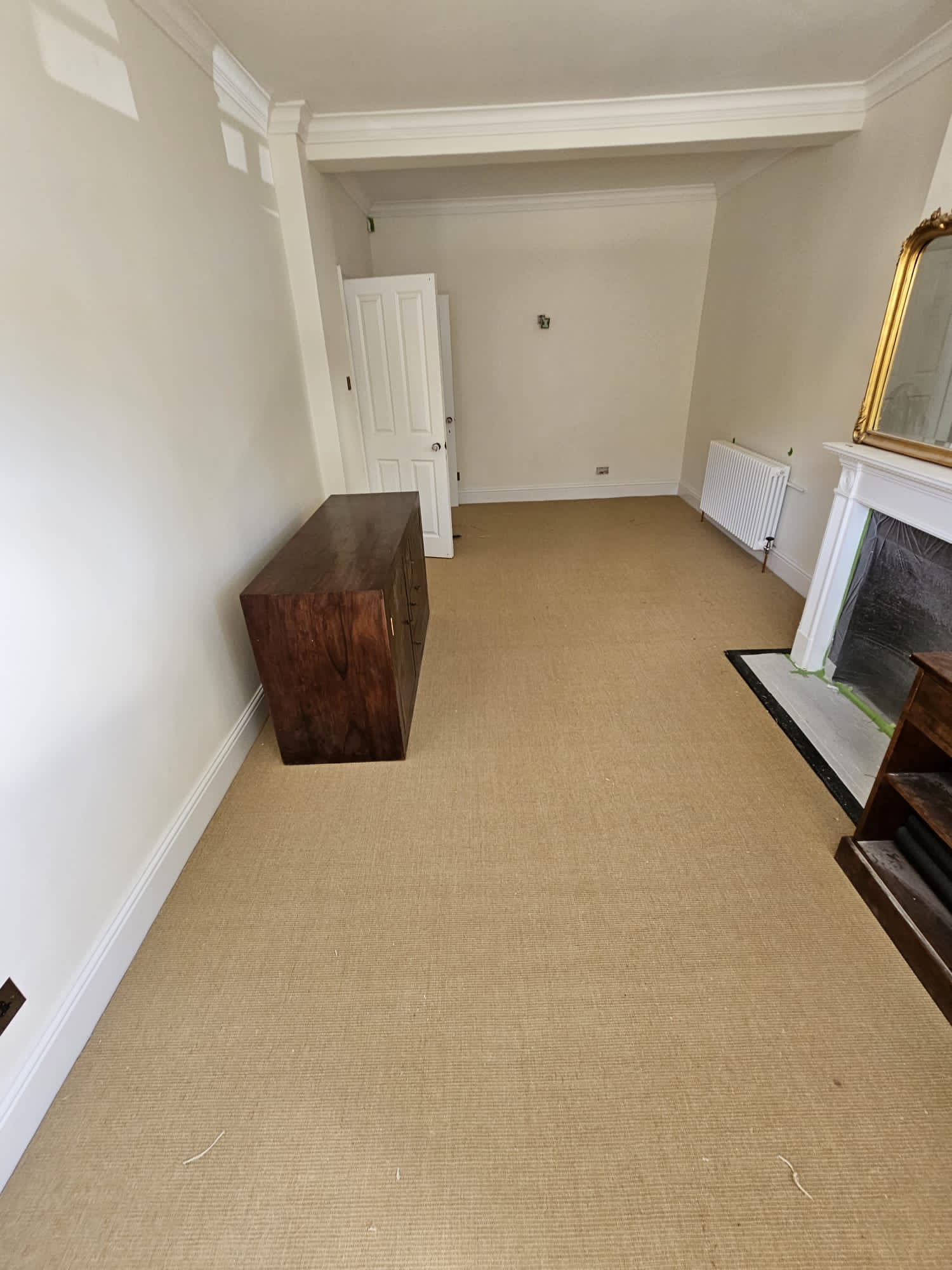 Crucial Trading Harmony Boucle Light Caramel carpet installation in Knightsbridge-0