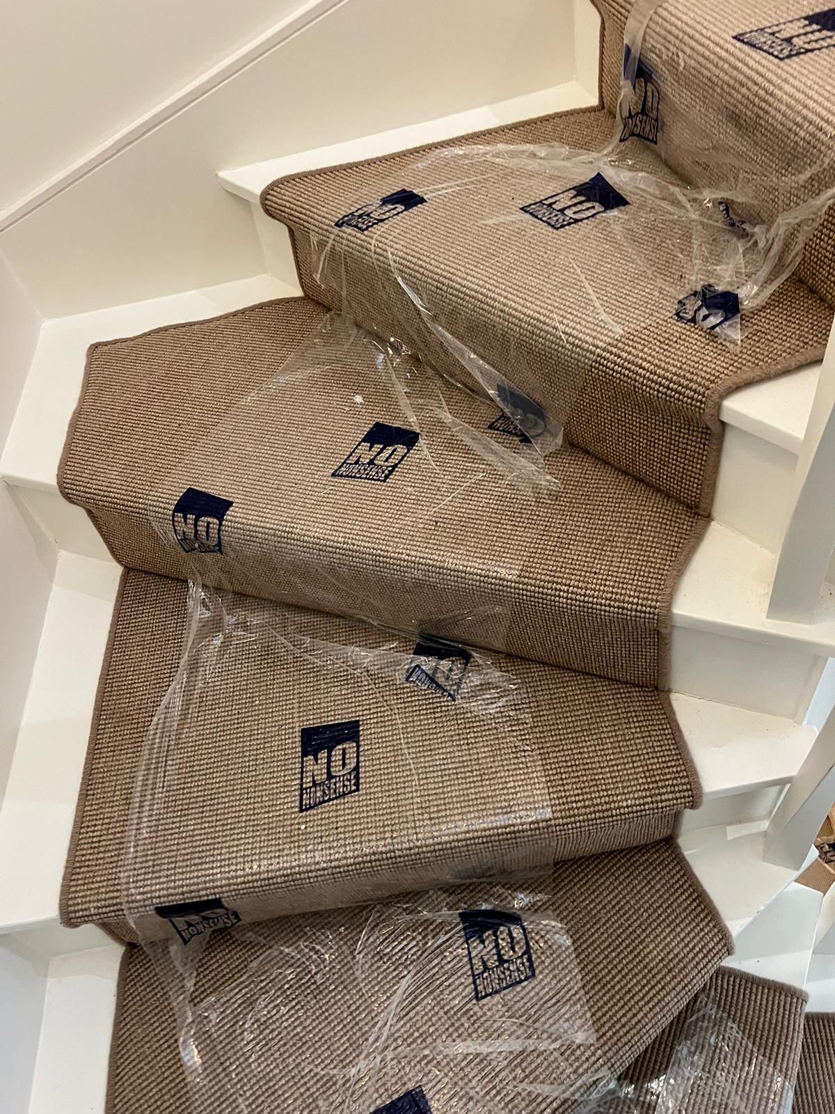 Fibre Carpets Easycare Boucle Cotswolds installation in Canary Wharf-0