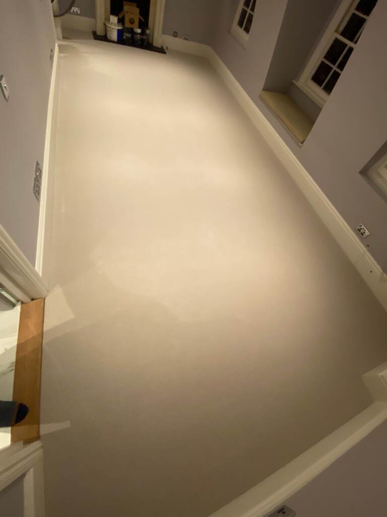 Kersaint Cobb Wool Cascade April Shower Carpet Installation in Hampstead, Home