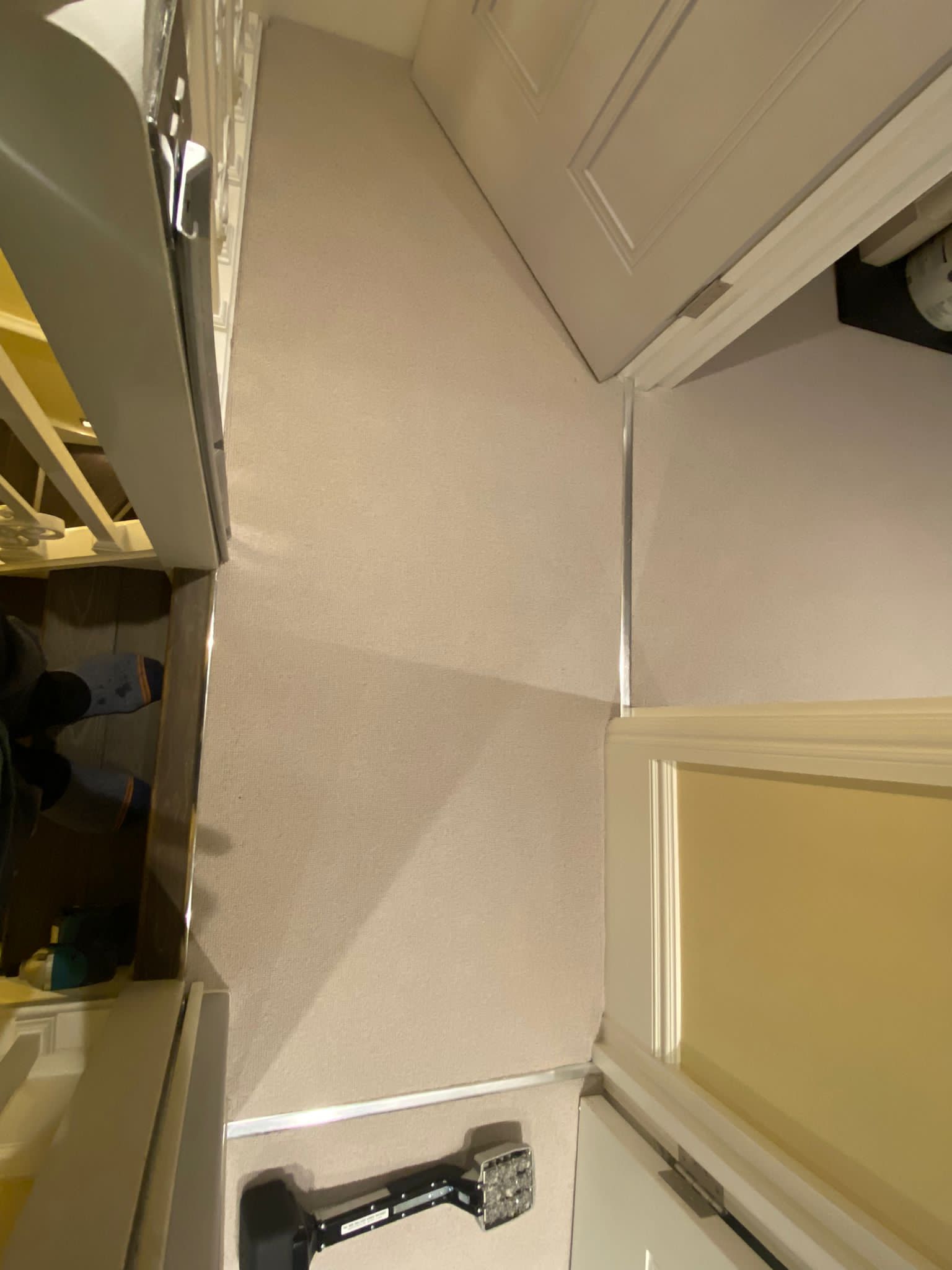 Kersaint Cobb Wool Cascade April Shower carpet installation in Hampstead-2