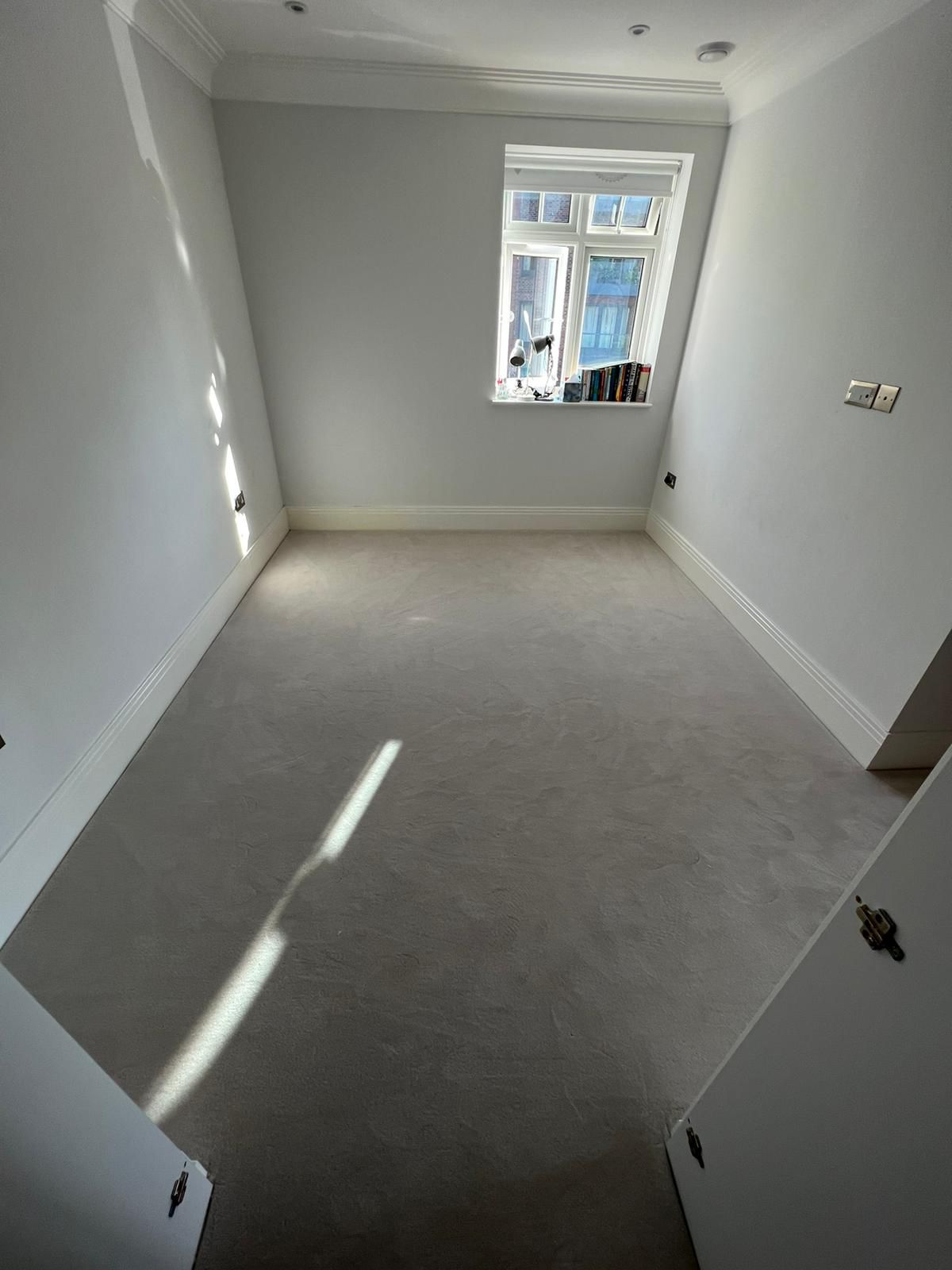 Westex Flooring Westend Velvet Sheepskin carpet installation in Kilburn-2