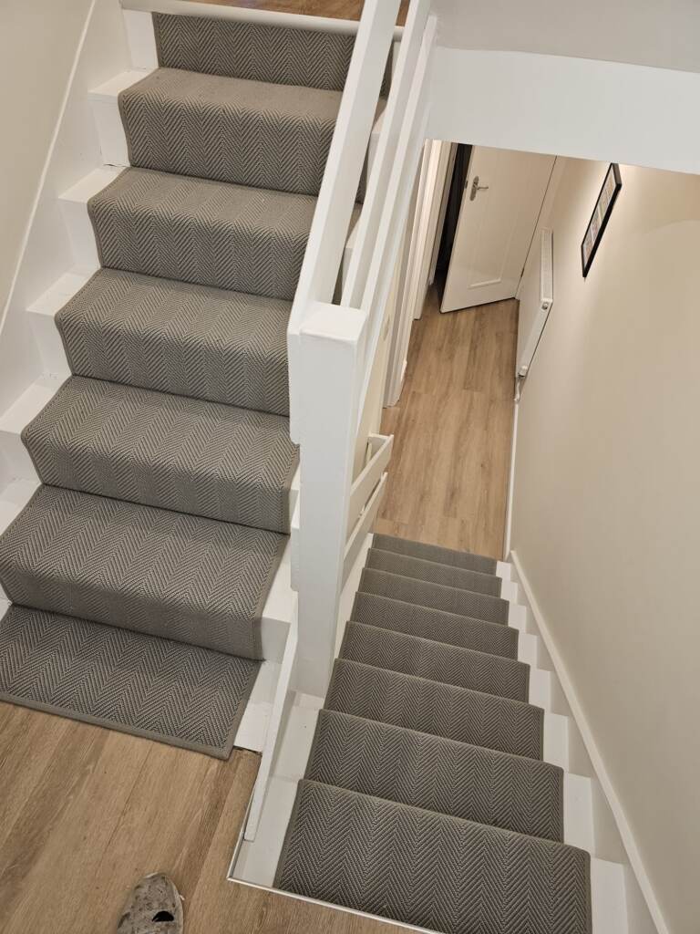 Brockway Carpets Gatsby Pistacchio Installation in Shepherds Bush, Carpet, Home