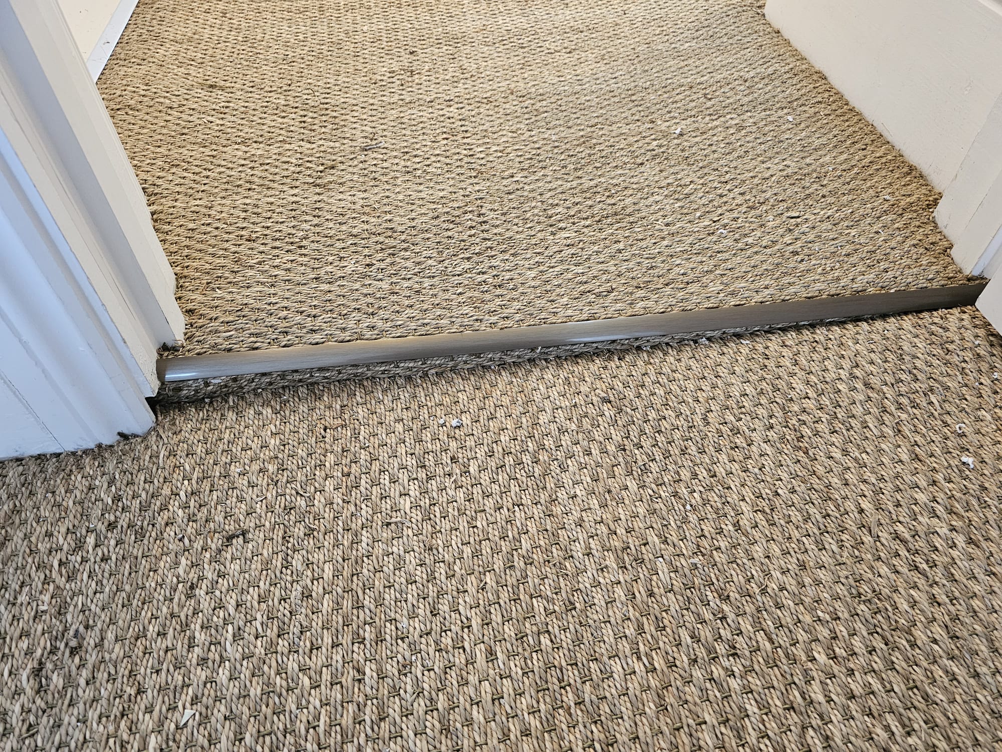 Crucial Trading Seagrass Original Natural carpet installation in Camden-2