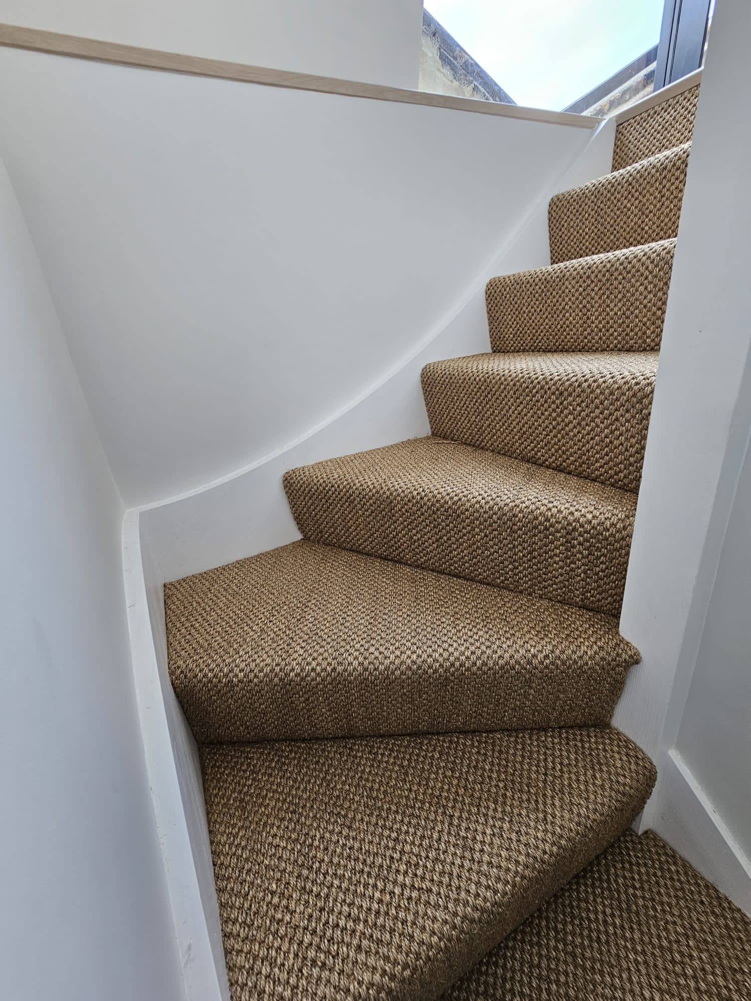 Kersaint Cobb Sisal Tigers Eye Flint carpet installation Chiswick-2