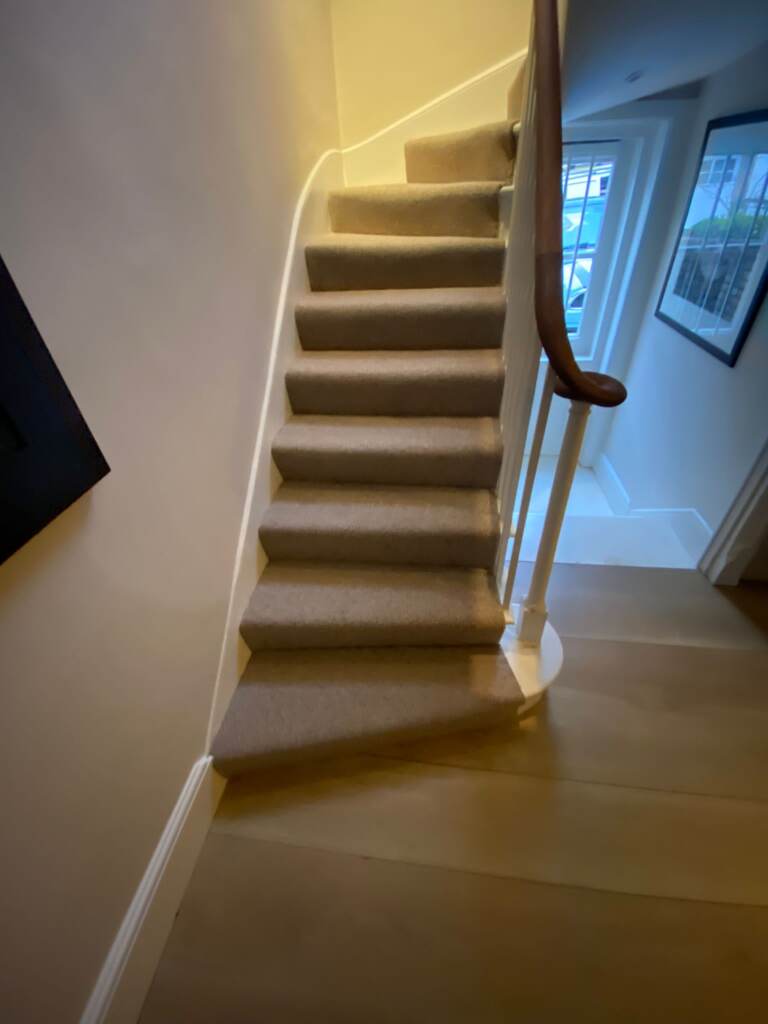 Telenzo Carpets Mainline Notting Hill Installation in Kilburn, Carpet, Home