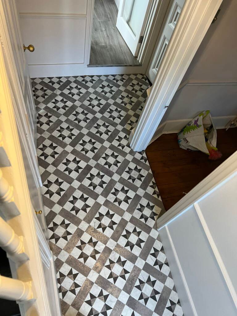 Amtico Decor Classic Argent Dc294 Installation In Kensington - Luxury Vinyl Tile (LVT) Flooring - Kensington - Residential