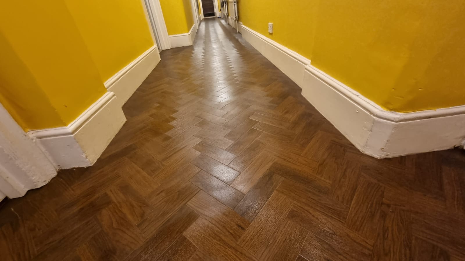 Amtico Spacia Black Walnut installation in Ealing-0