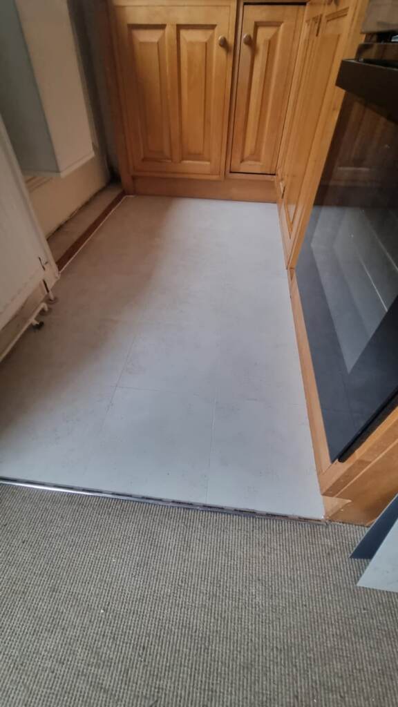 Amtico Spacia Ceramic Frost Installation in St John's Wood - Amtico Flooring - Carpet - Wood Flooring