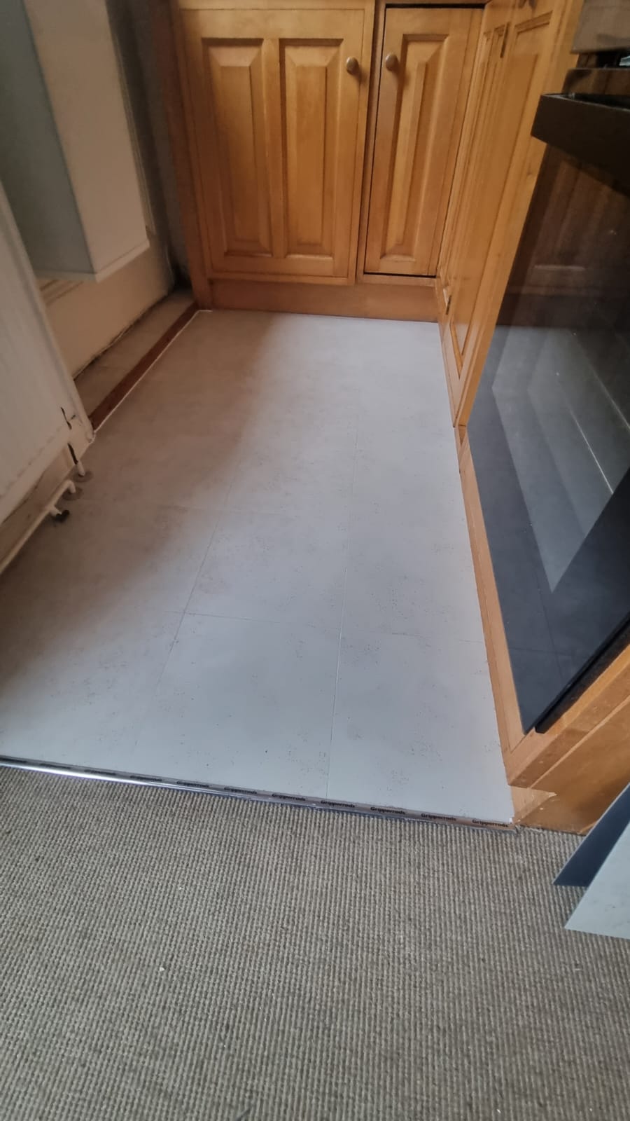 Amtico Spacia Ceramic Frost Installation in St John's Wood - Amtico Flooring - Carpet - Wood Flooring