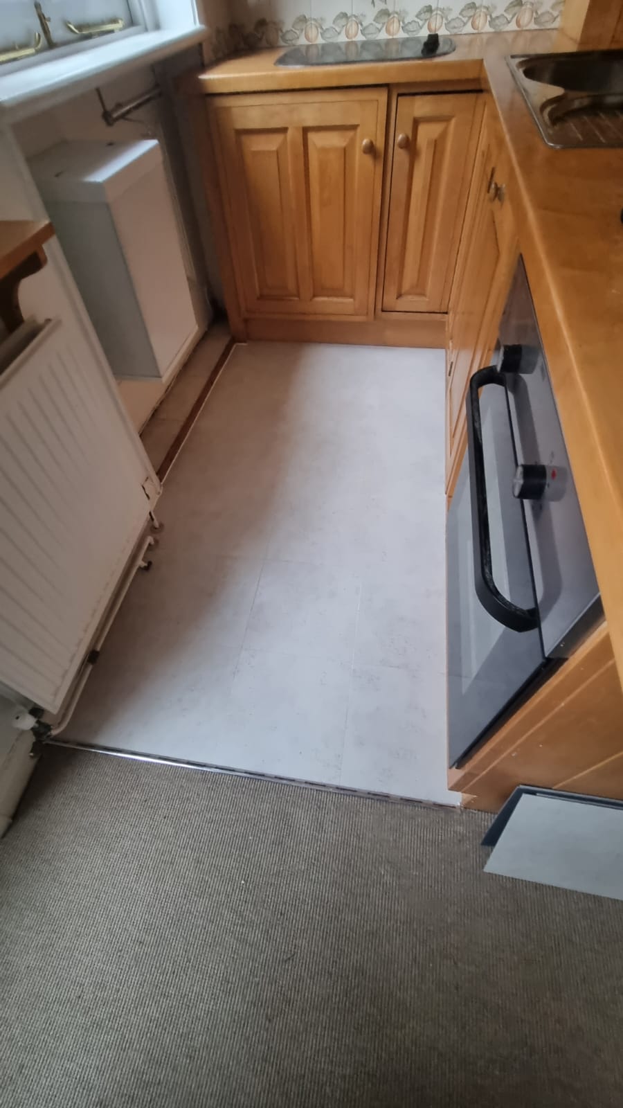 Amtico Spacia Ceramic Frost installation in St John's Wood-1