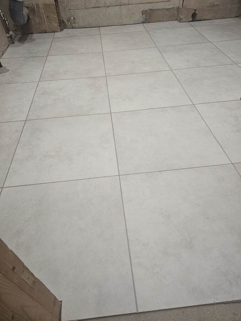 Amtico Spacia Stanton Stone Installation In Wandsworth - Luxury Vinyl Tile (LVT) Flooring - Wandsworth - Residential