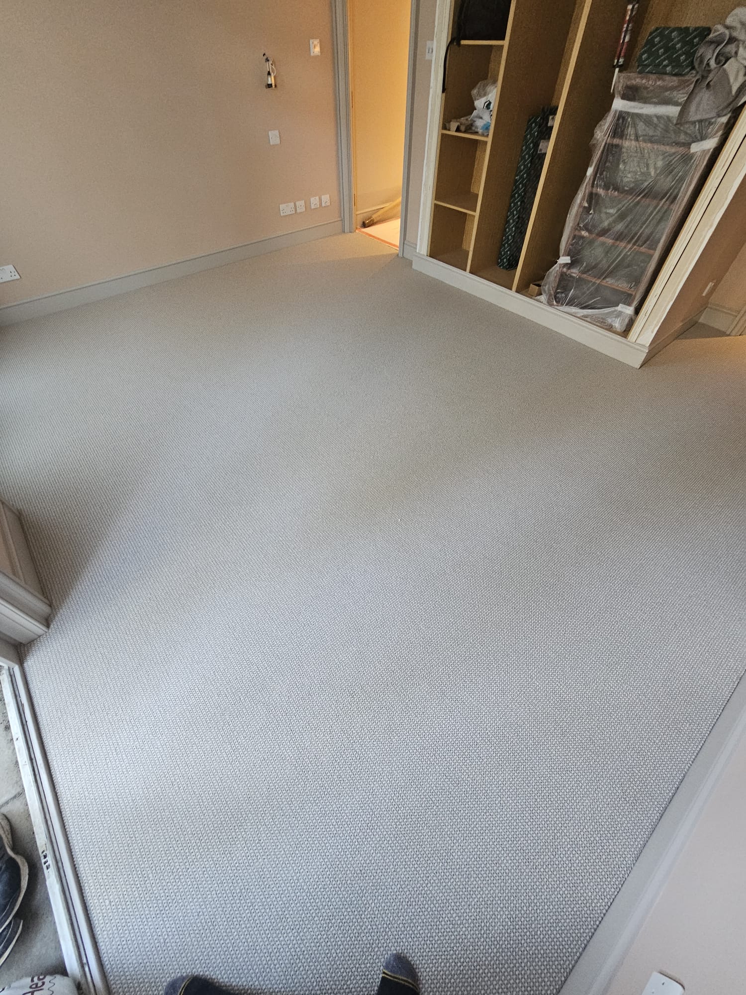 Elements London Havana Sugar Cane carpet installation in Chelsea-2