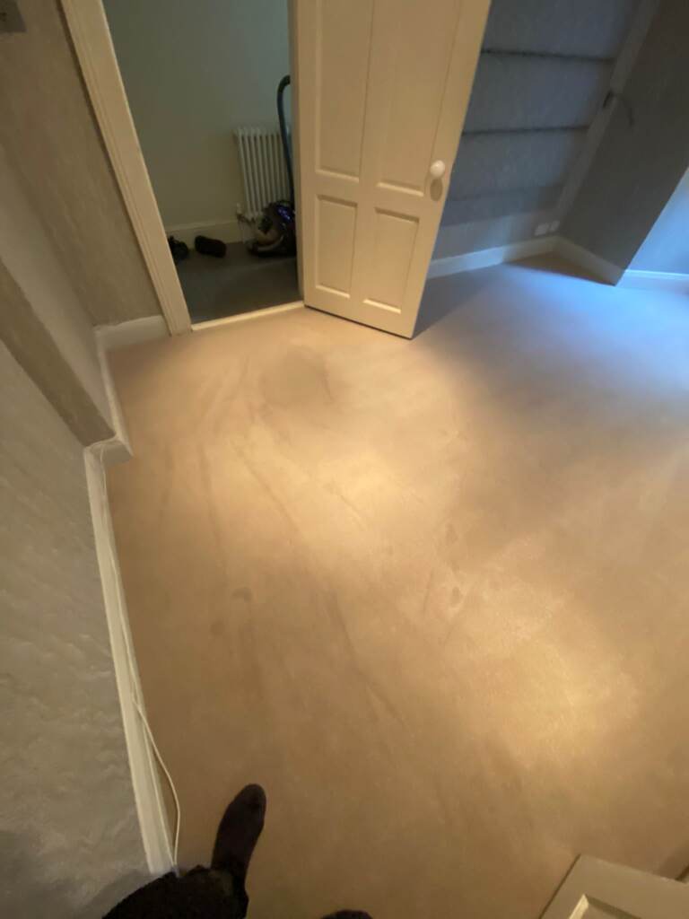 Westex Flooring Ultima Twist Driftwood Carpet Installation in Barnes, Wood Flooring, Home