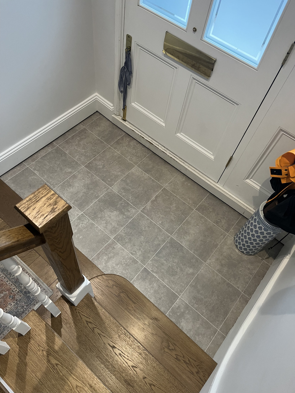 Amtico Spacia Monument Concrete installation in Southwark-0