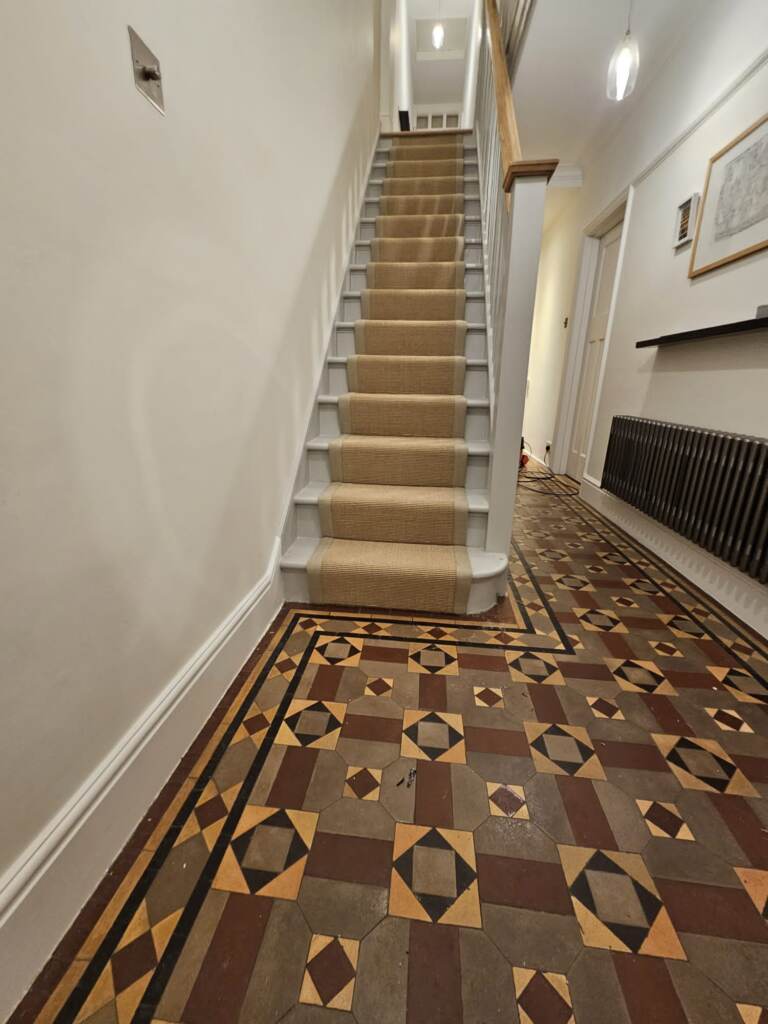 Crucial Trading Sisal Harmony Boucle Light Caramel Carpet Installation in Borough, Home