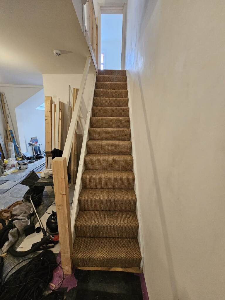 Kersaint Cobb Sisal Tigers Eye Flint Carpet Installation in Paddington, Home