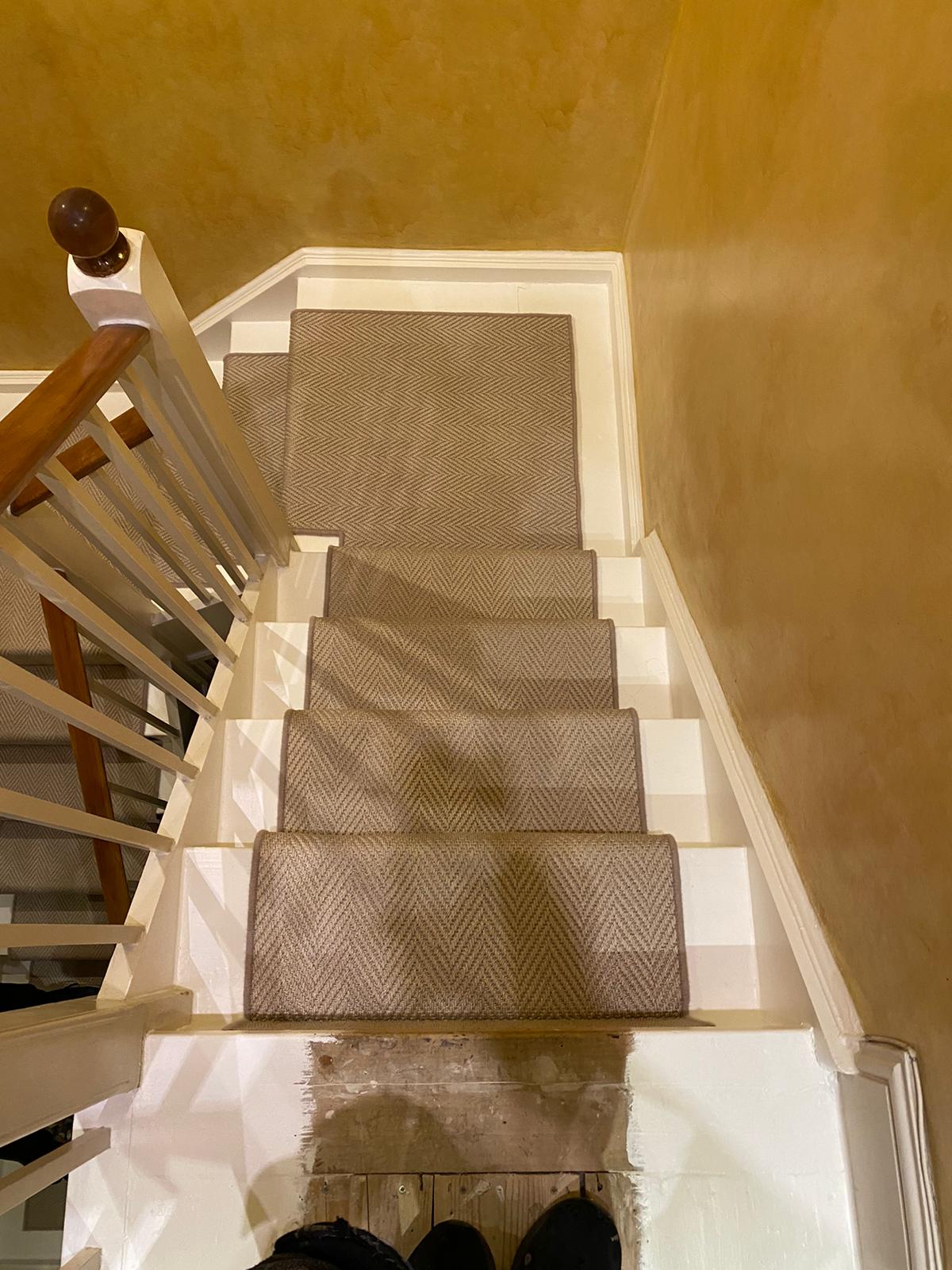 Rols Carpets Maya Oat installation in Richmond-1