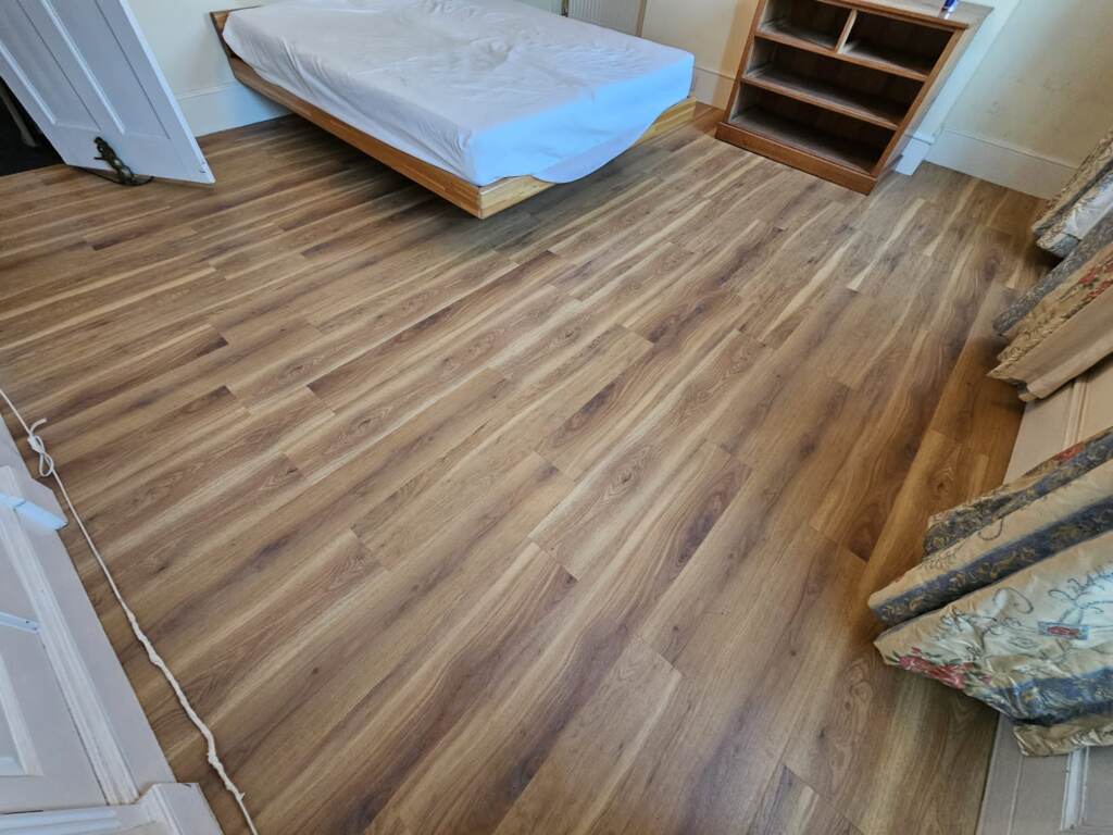 Amtico Spacia Canopy Oak Installation in Lambeth, Luxury Vinyl Tile (LVT) Flooring, Wood Flooring, Home