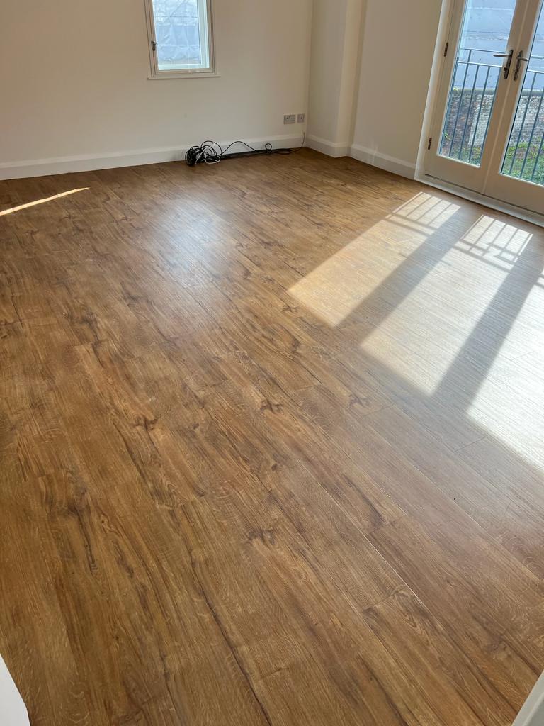 Amtico Spacia Sherwood Oak installation in Fulham-1