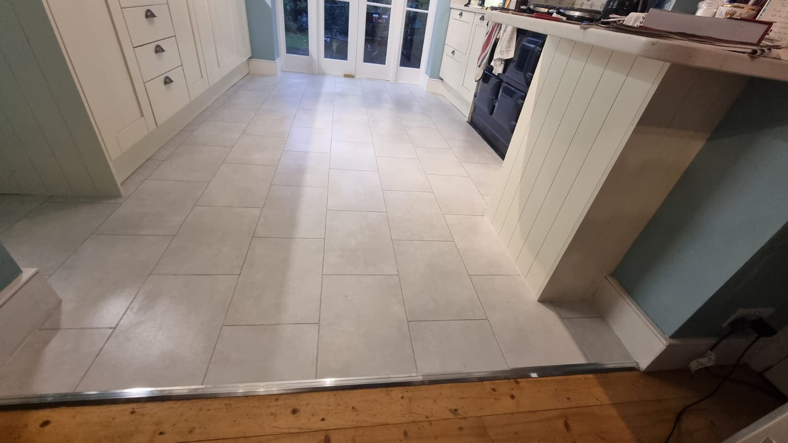 Amtico Spacia Snow installation in Camden-1