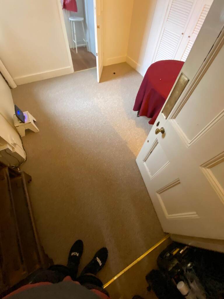 Interface Heuga 727 Linen Carpet Installation in Borough, Home