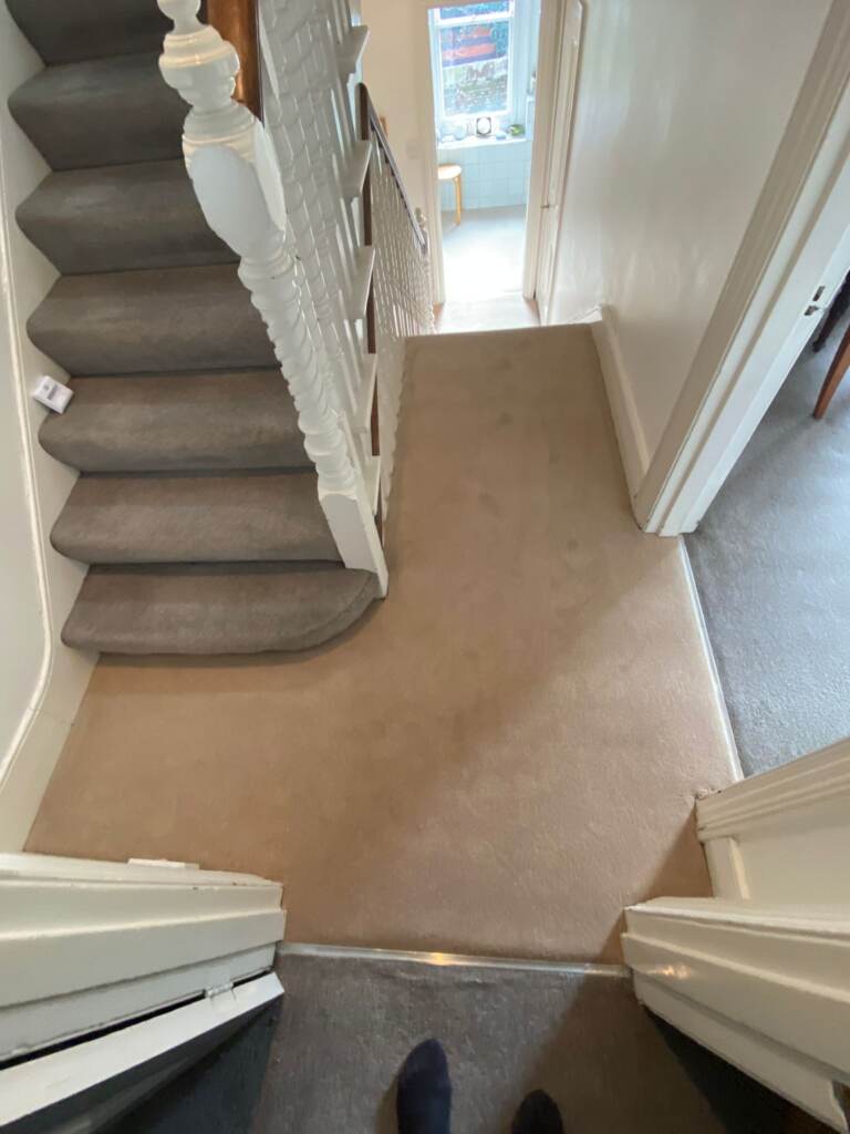 Westex Flooring Ultima Twist Hessian Carpet Installation in Belgravia, Home