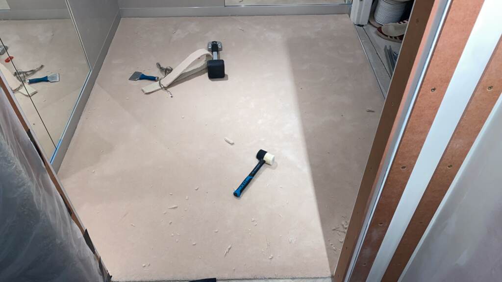 Westex Flooring Westend Velvet Supreme Ivory Carpet Installation in Clapham, Home