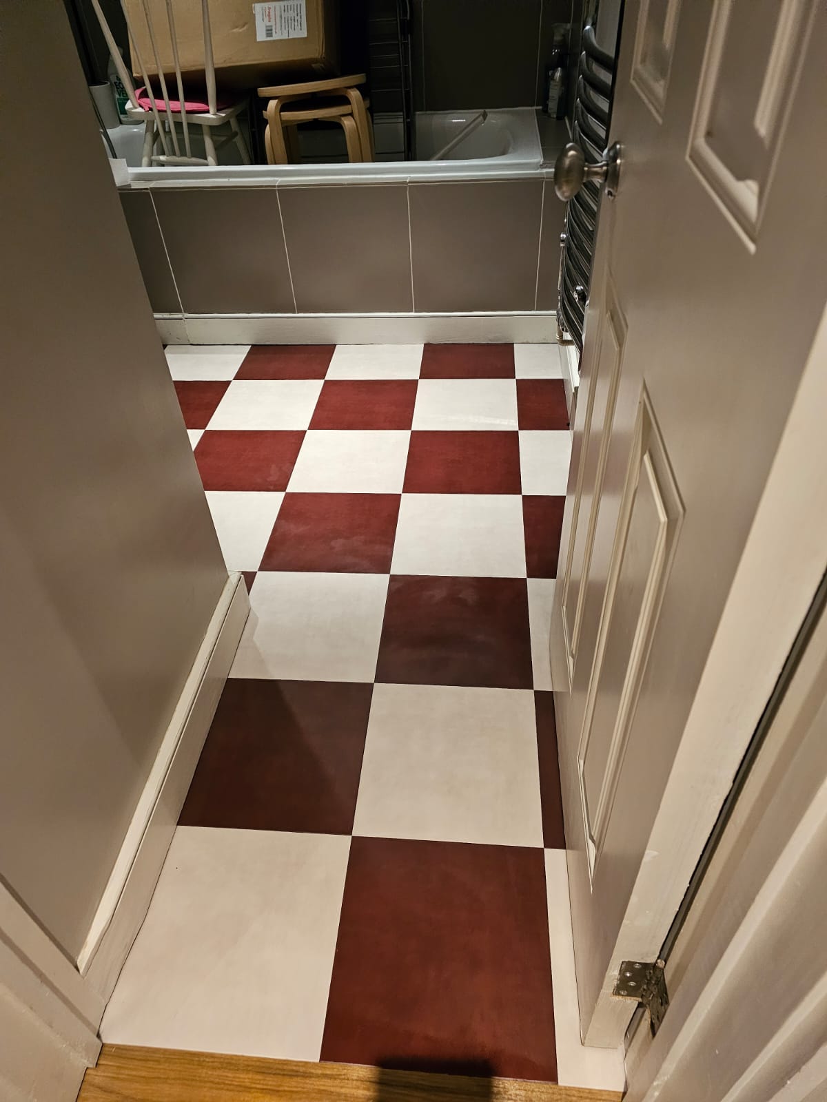 Amtico Signature Stucco Mix installation Putney-1