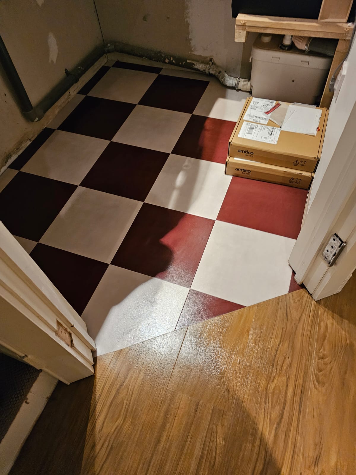 Amtico Signature Stucco Mix installation Putney-2