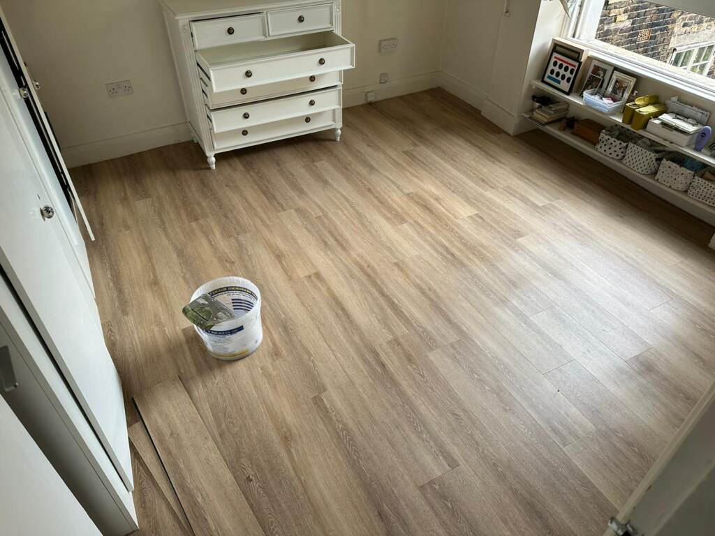 Amtico Spacia Muted Oak Instalment in Camden, Luxury Vinyl Tile (LVT) Flooring, Wood Flooring, Home
