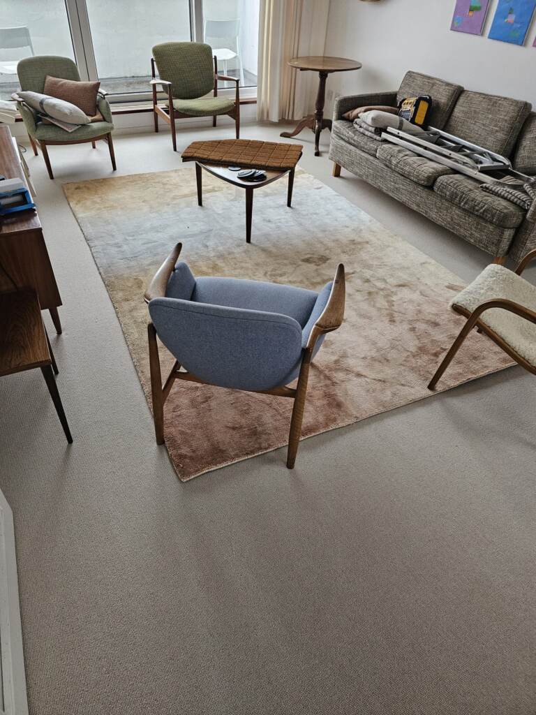 Cormar Carpets Pimlico Oyster Installation in Chiswick, Carpet, Home
