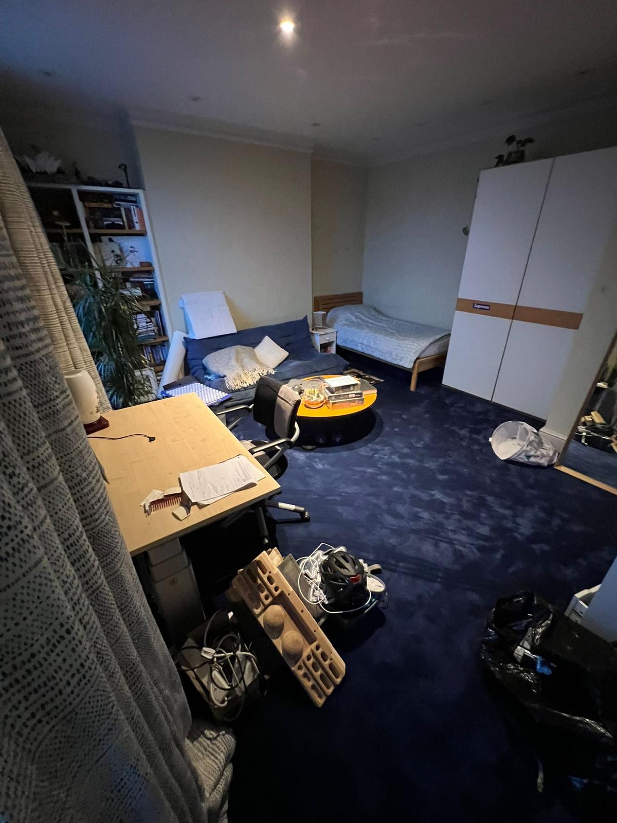 ITC Natural Luxury Flooring Cannes Navy Blue carpet installation in Putney-0