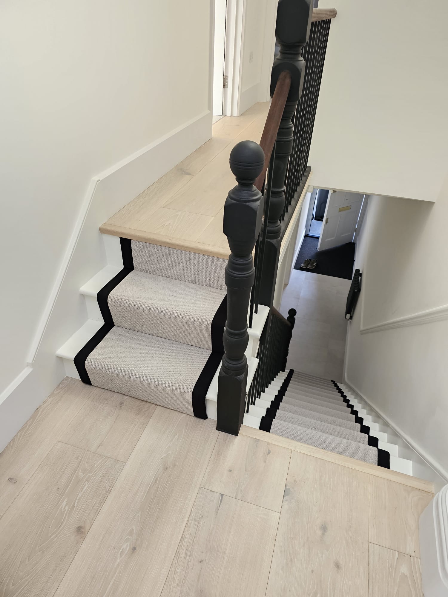 Kersaint Cobb Inspired Direction Metropolitan carpet installation in Shepherds Bush-1