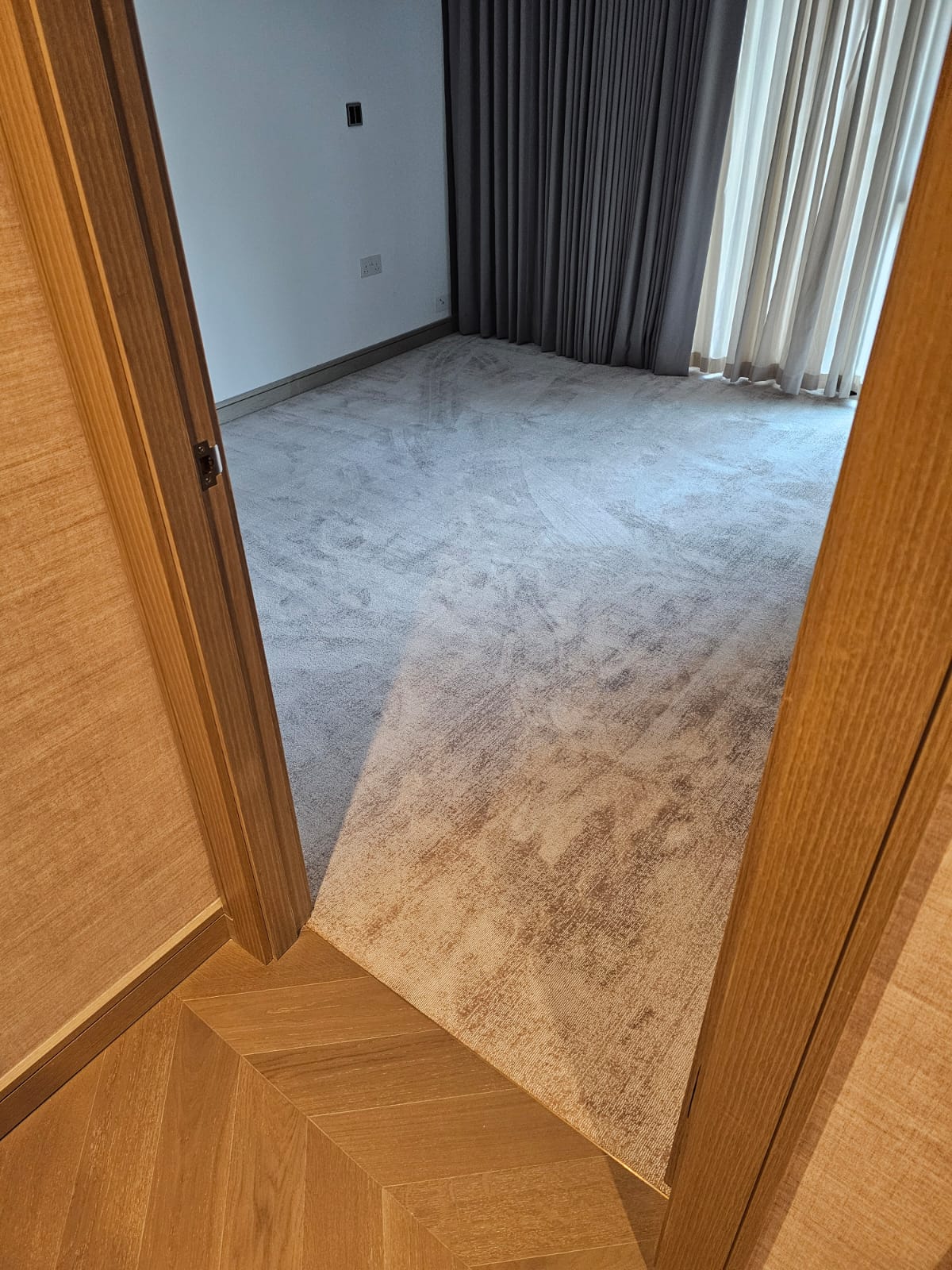 Rols Carpets Luna Yellow Gold installation in Docklands-0