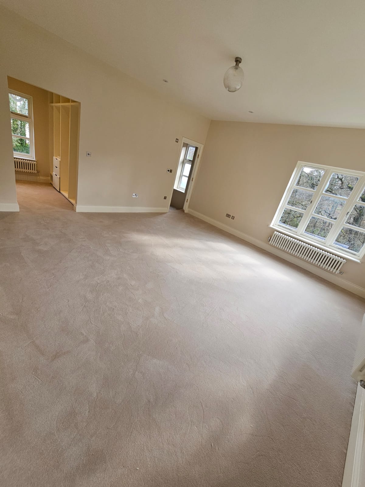 Westex Flooring Westend Velvet Prestige Magnolia carpet installation in Chiswick-0