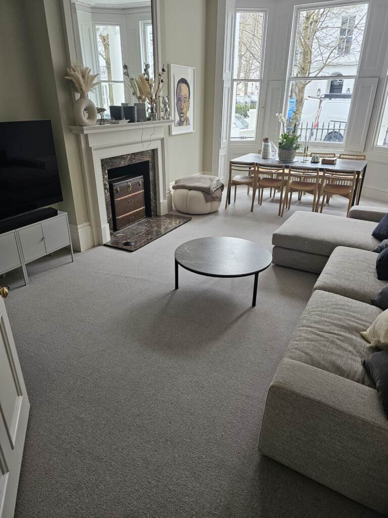 Clarendon Carpets Royal Sweden Zinc Installation in Islington, Carpet, Home