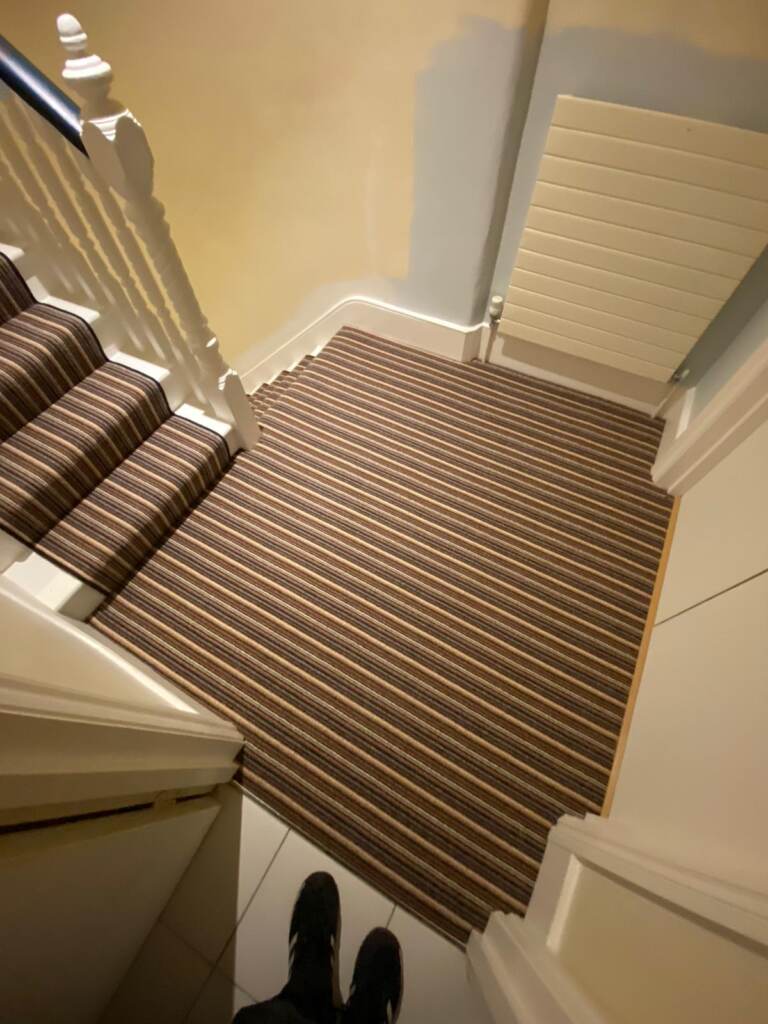 Crucial Trading Mississippi Indigo Russett WS149 Carpet Installation in Hampstead, Home