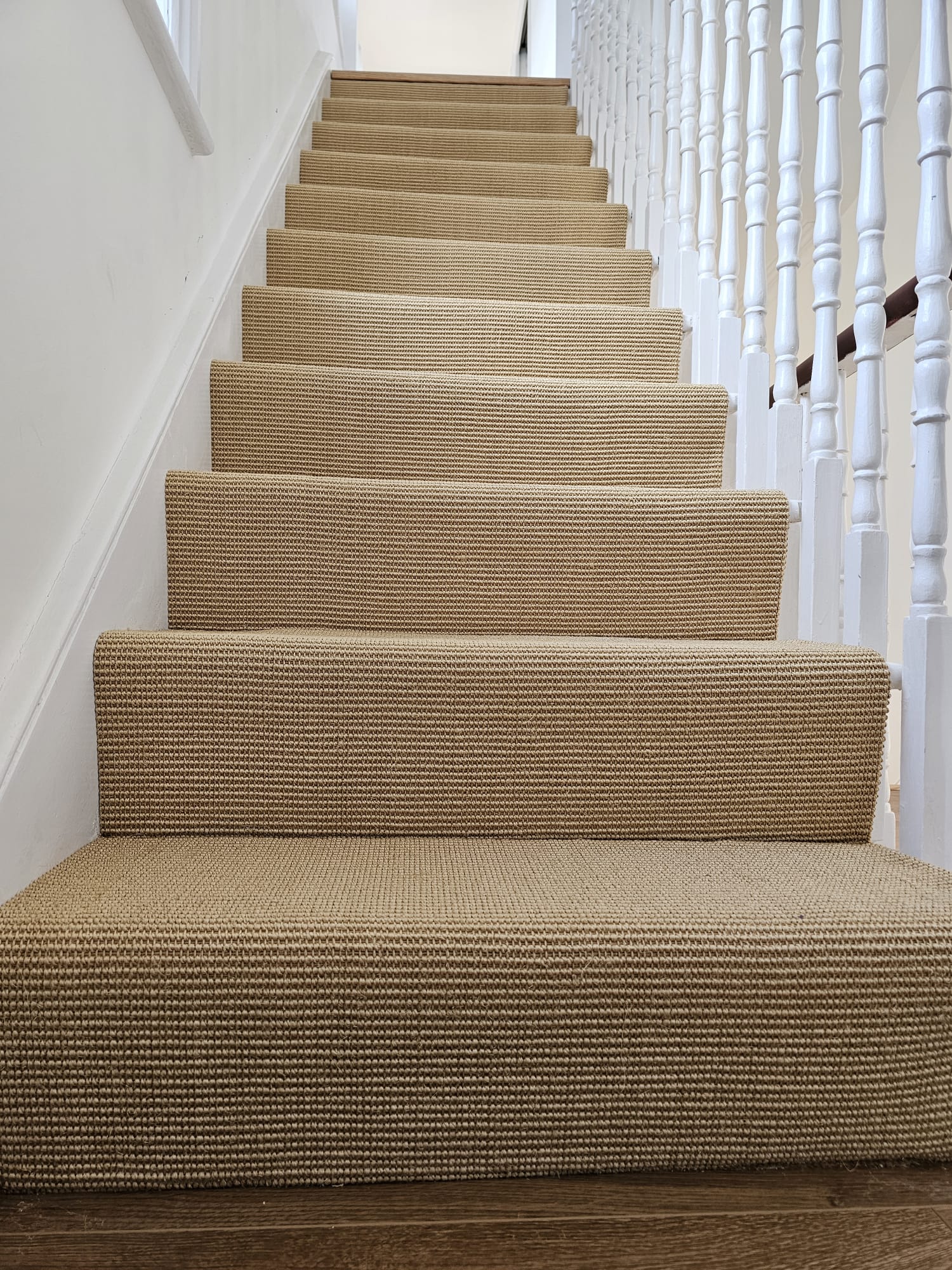 Fibre Carpets Sisal Easyclean Boucle Citrine installation in Clapham-0